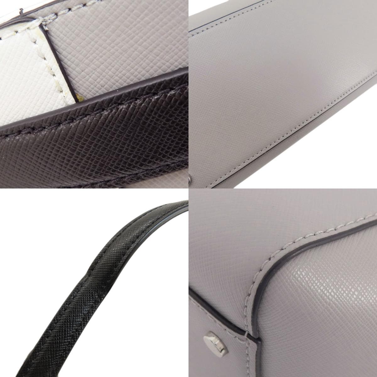 Kate Spade Logo Hardware Bicolor Tote Bag PVC Ladies [Used] [kate spade] 9