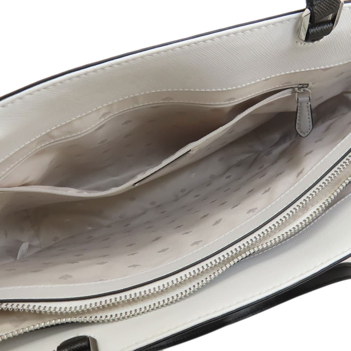 Kate Spade Logo Hardware Bicolor Tote Bag PVC Ladies [Used] [kate spade] 5