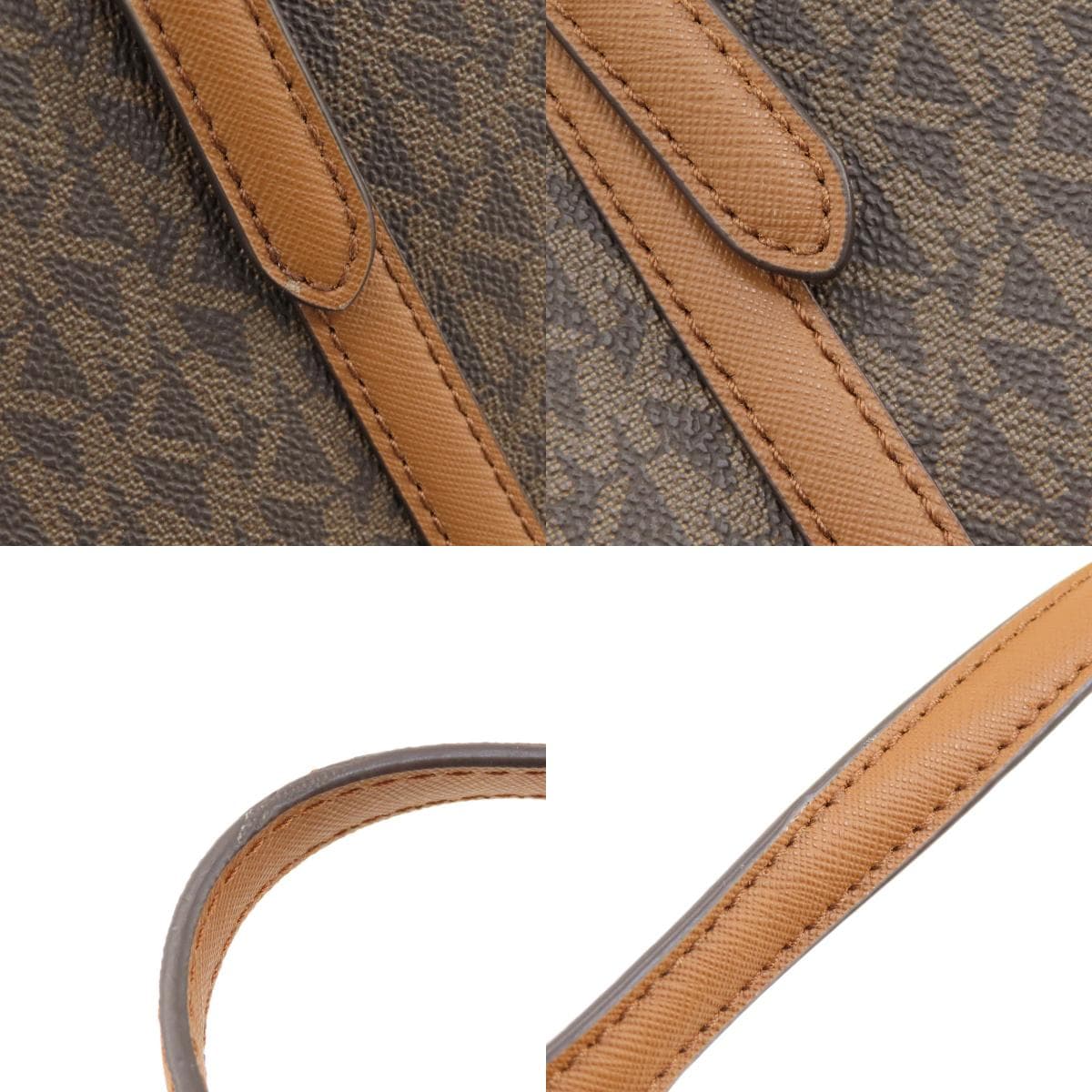 Michael Kors MK Signature Tote Bag PVC Ladies [Used] [Michael Kors] 9