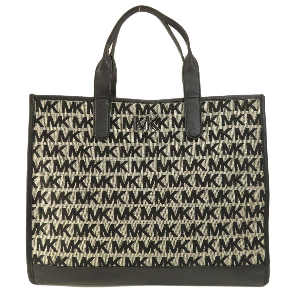 Michael Kors MK Signature Tote Bag Canvas Ladies [Used] [Michael Kors]