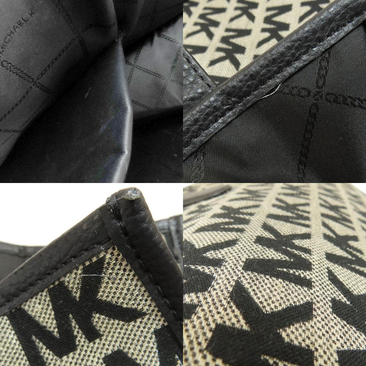 Michael Kors MK Signature Tote Bag Canvas Ladies [Used] [Michael Kors] 7