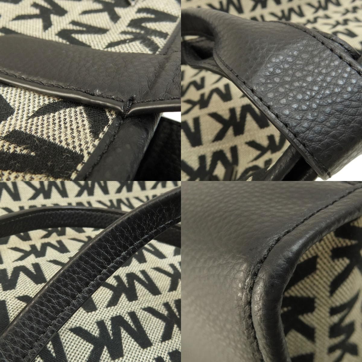 Michael Kors MK Signature Tote Bag Canvas Ladies [Used] [Michael Kors] 9