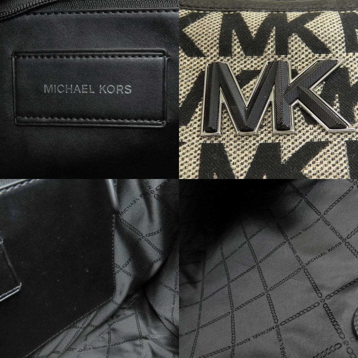 Michael Kors MK Signature Tote Bag Canvas Ladies [Used] [Michael Kors] 6