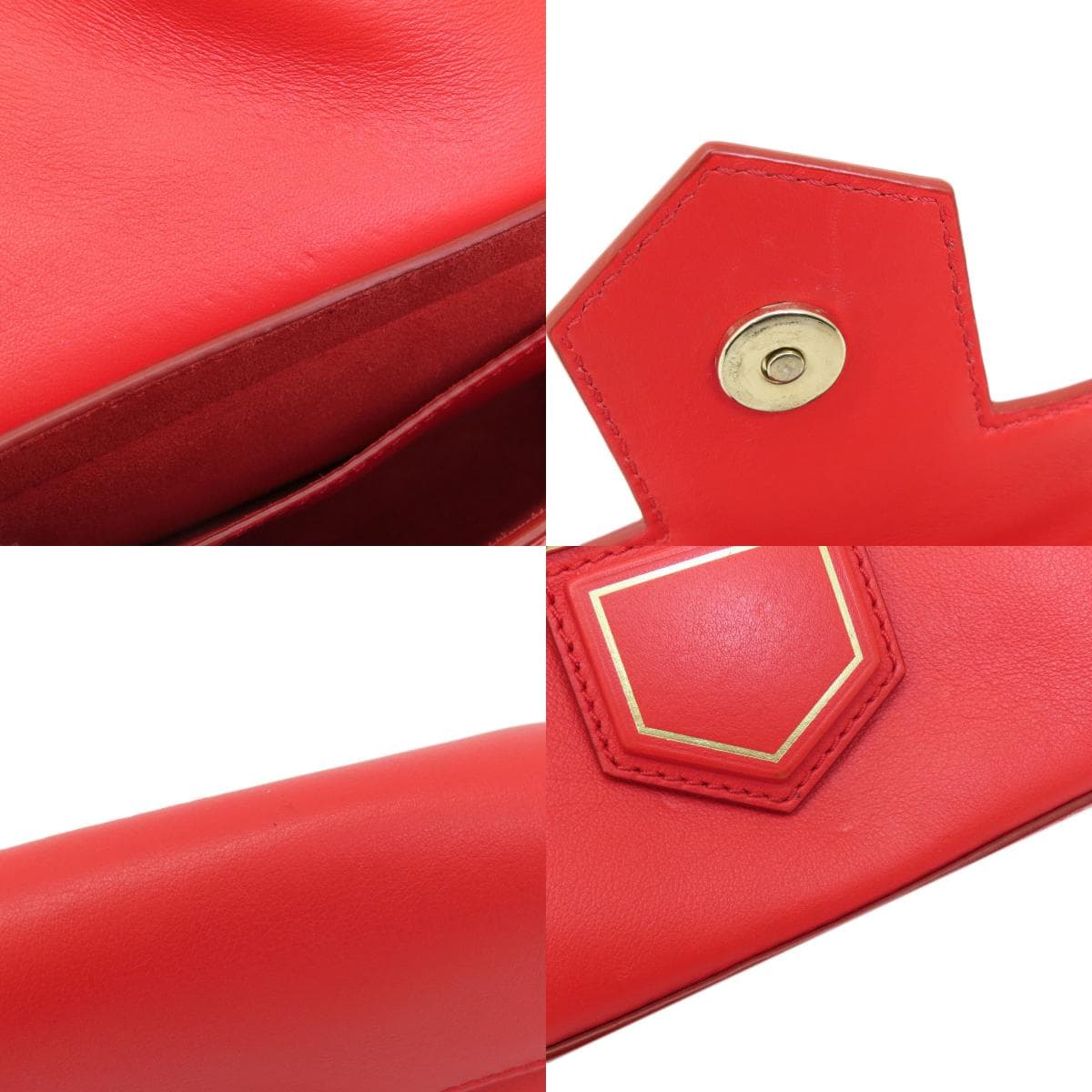 Givenchy Logo Shoulder Bag Leather Women's [Used] [GIVENCHY] 7