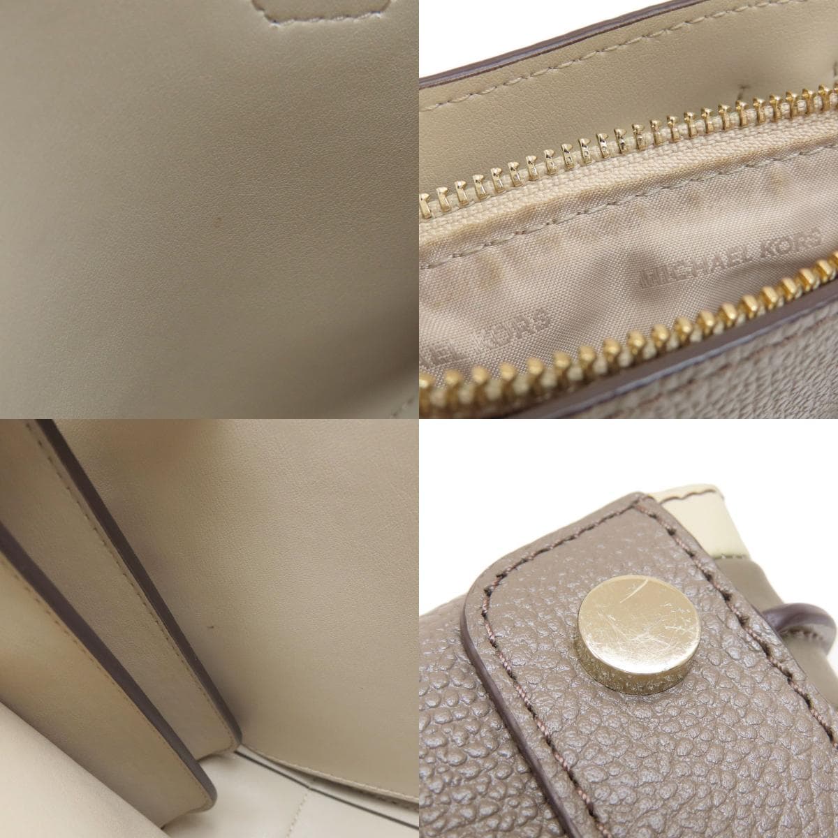 Michael Kors Logo Hardware 2WAY Handbag Leather Ladies [Used] [Michael Kors] 7