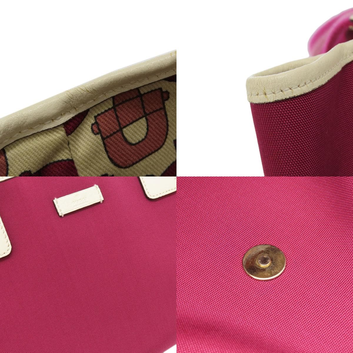 Gucci 264216 Outlet Tote Bag Nylon Canvas Ladies [Used] [GUCCI] 264216 8