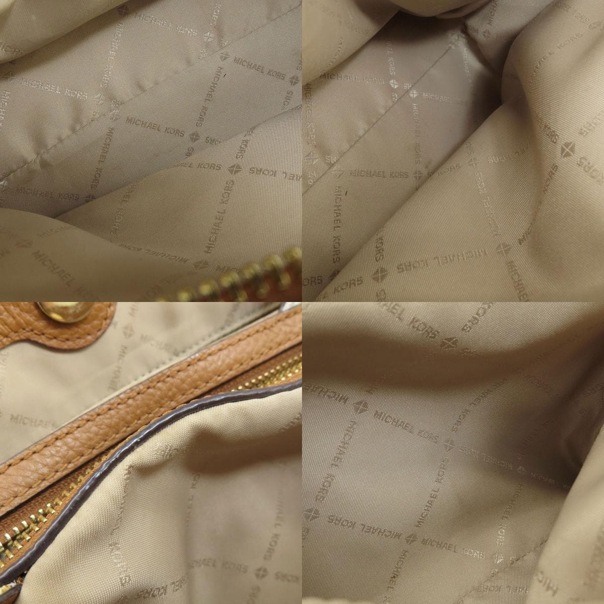 Michael Kors MK Signature Tote Bag Leather/Coated Canvas Women's [Used] [Michael Kors] 7