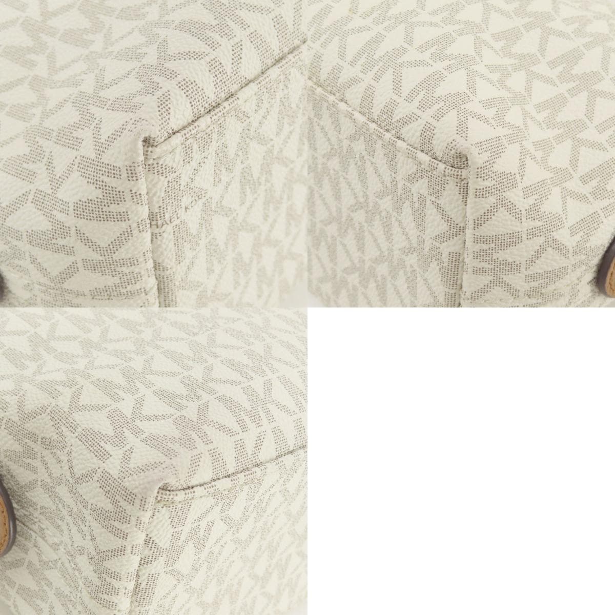 Michael Kors MK Signature Tote Bag Leather/Coated Canvas Women's [Used] [Michael Kors] 10