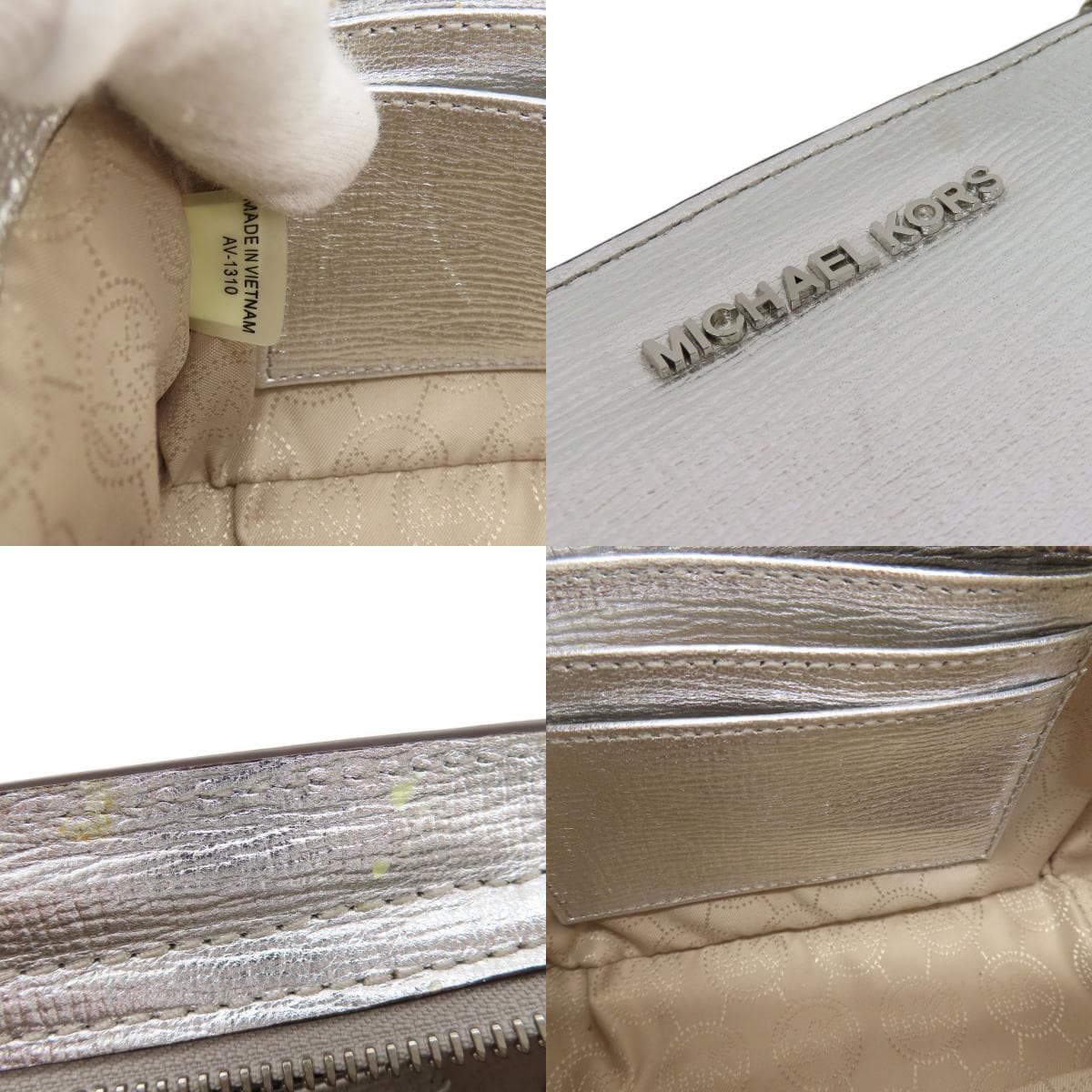 Michael Kors Logo Shoulder Bag Leather Women's [Used] [Michael Kors] 6