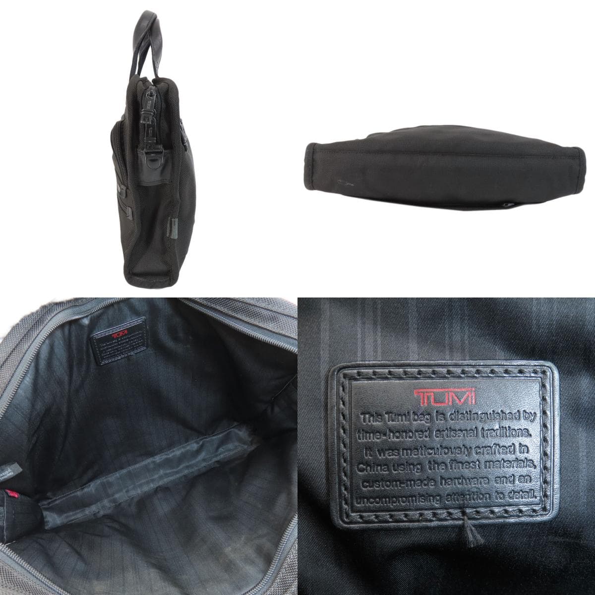 TUMI Logo 2WAY Business Bag Nylon Canvas Men's [Used] [TUMI] 3