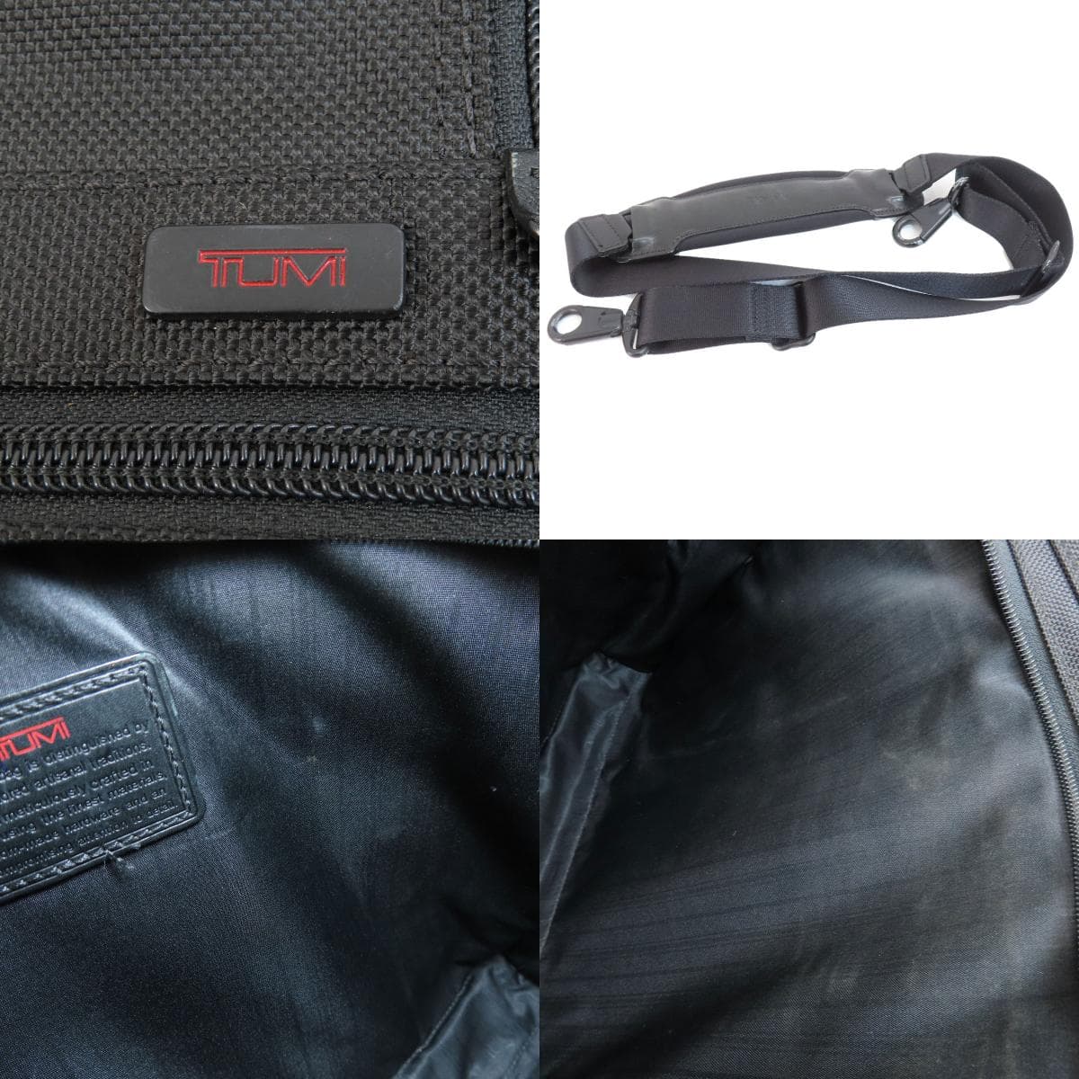 TUMI Logo 2WAY Business Bag Nylon Canvas Men's [Used] [TUMI] 4