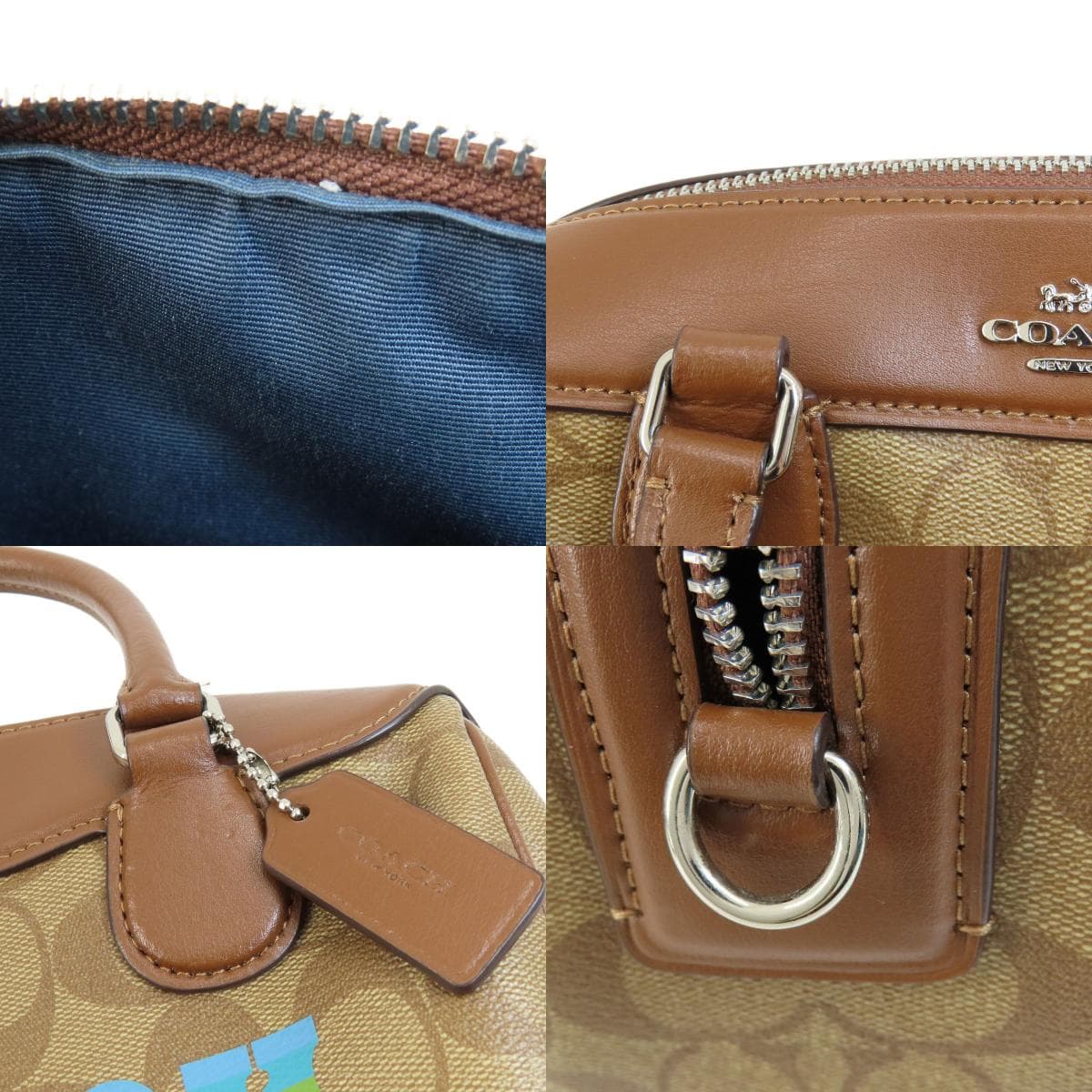 Coach F73119 Signature 2WAY Handbag PVC Ladies [Used] [COACH] F73119 7