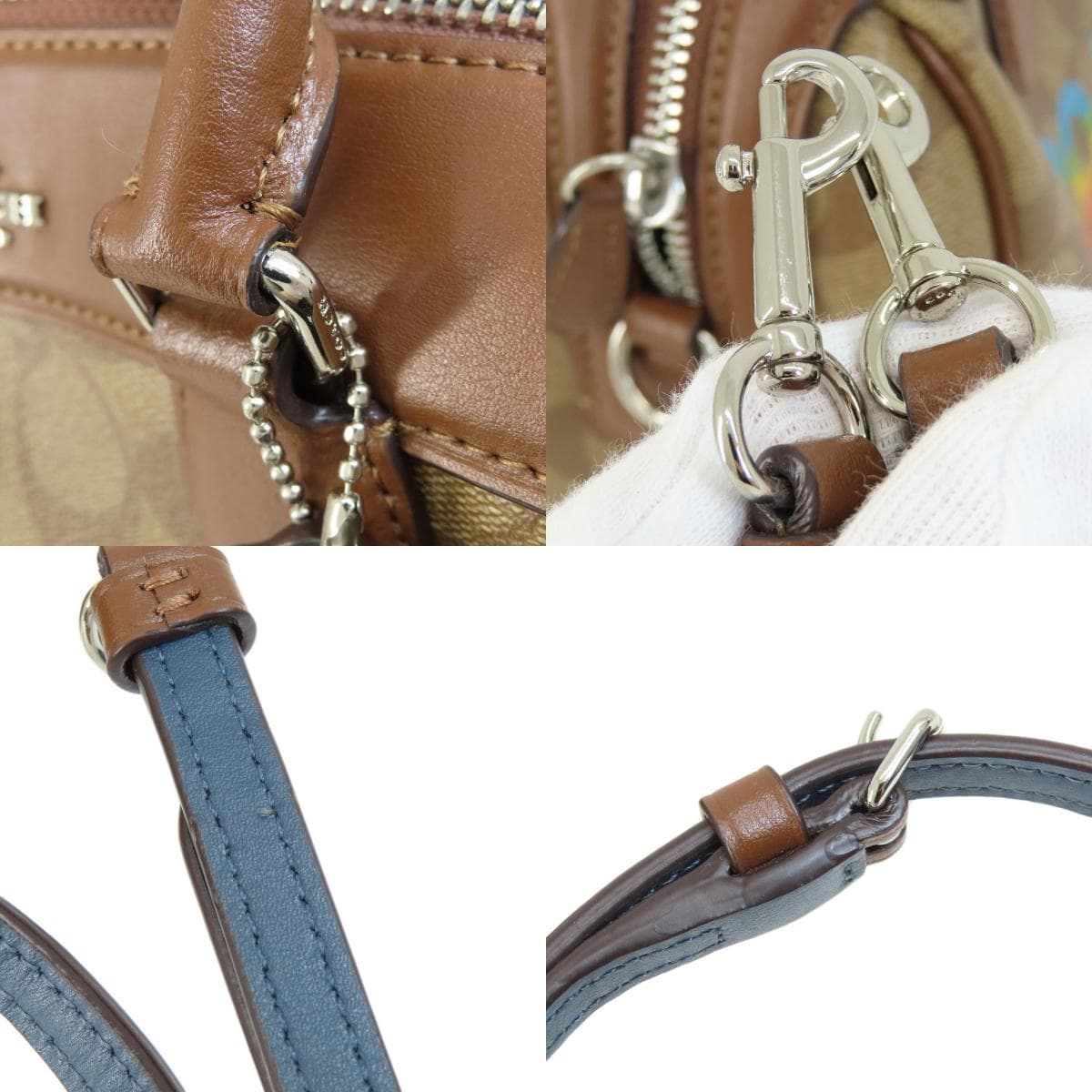 Coach F73119 Signature 2WAY Handbag PVC Ladies [Used] [COACH] F73119 8