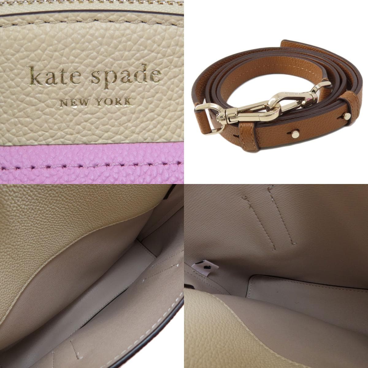 Kate Spade Logo 2WAY Handbag Leather Ladies [Used] [kate spade] 7