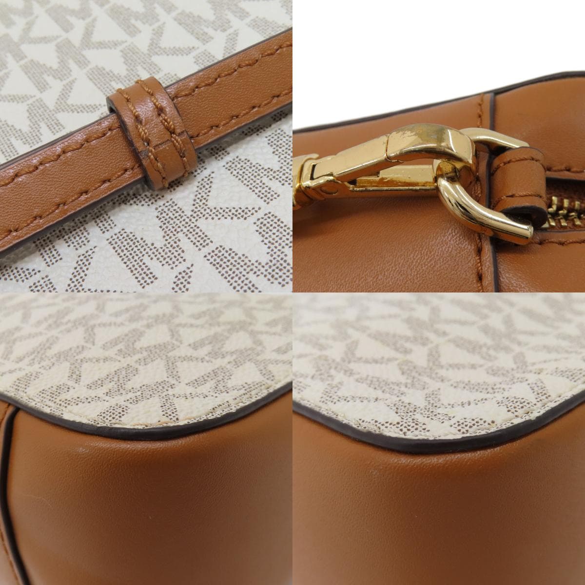 Michael Kors MK Signature Shoulder Bag PVC for Women [Used] [Michael Kors] 9