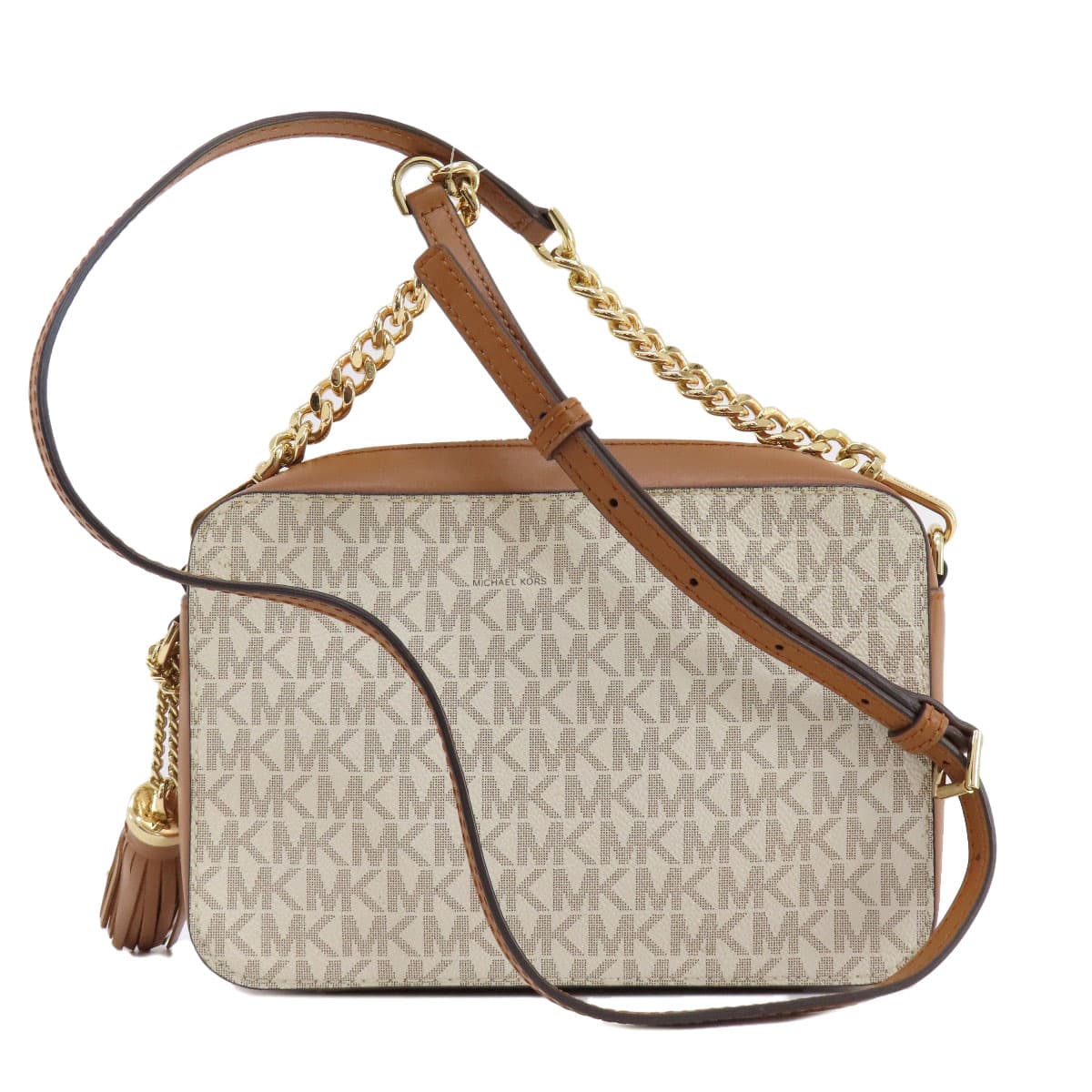 Michael Kors MK Signature Shoulder Bag PVC for Women [Used] [Michael Kors] 2