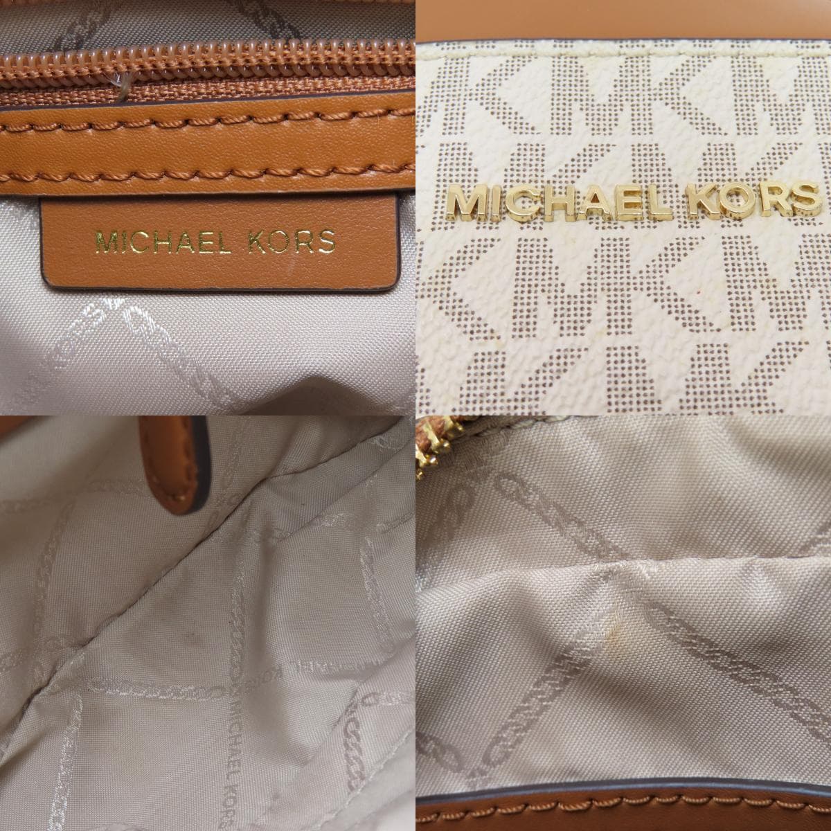 Michael Kors MK Signature Shoulder Bag PVC for Women [Used] [Michael Kors] 6