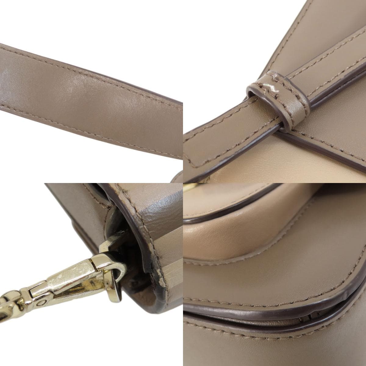 Michael Kors Logo Shoulder Bag Leather Women's [Used] [Michael Kors] 9