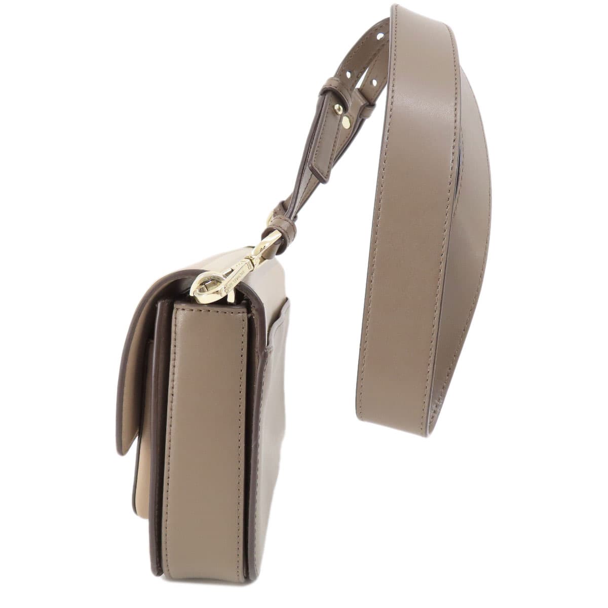 Michael Kors Logo Shoulder Bag Leather Women's [Used] [Michael Kors] 3