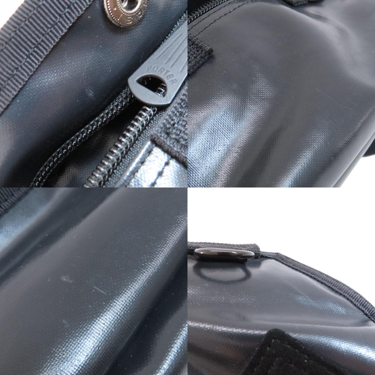 Porter logo body bag PVC for women [Used] [PORTER] 8