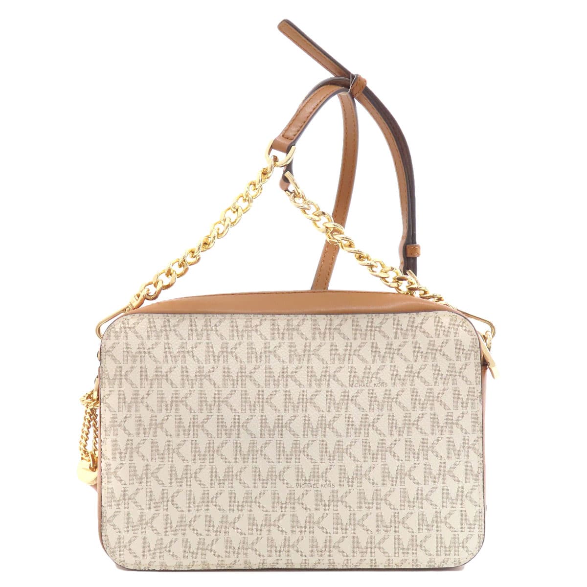 Michael Kors MK Signature Shoulder Bag PVC Ladies [Used] [Michael Kors] 2