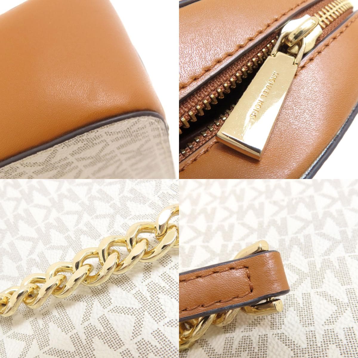 Michael Kors MK Signature Shoulder Bag PVC Ladies [Used] [Michael Kors] 9