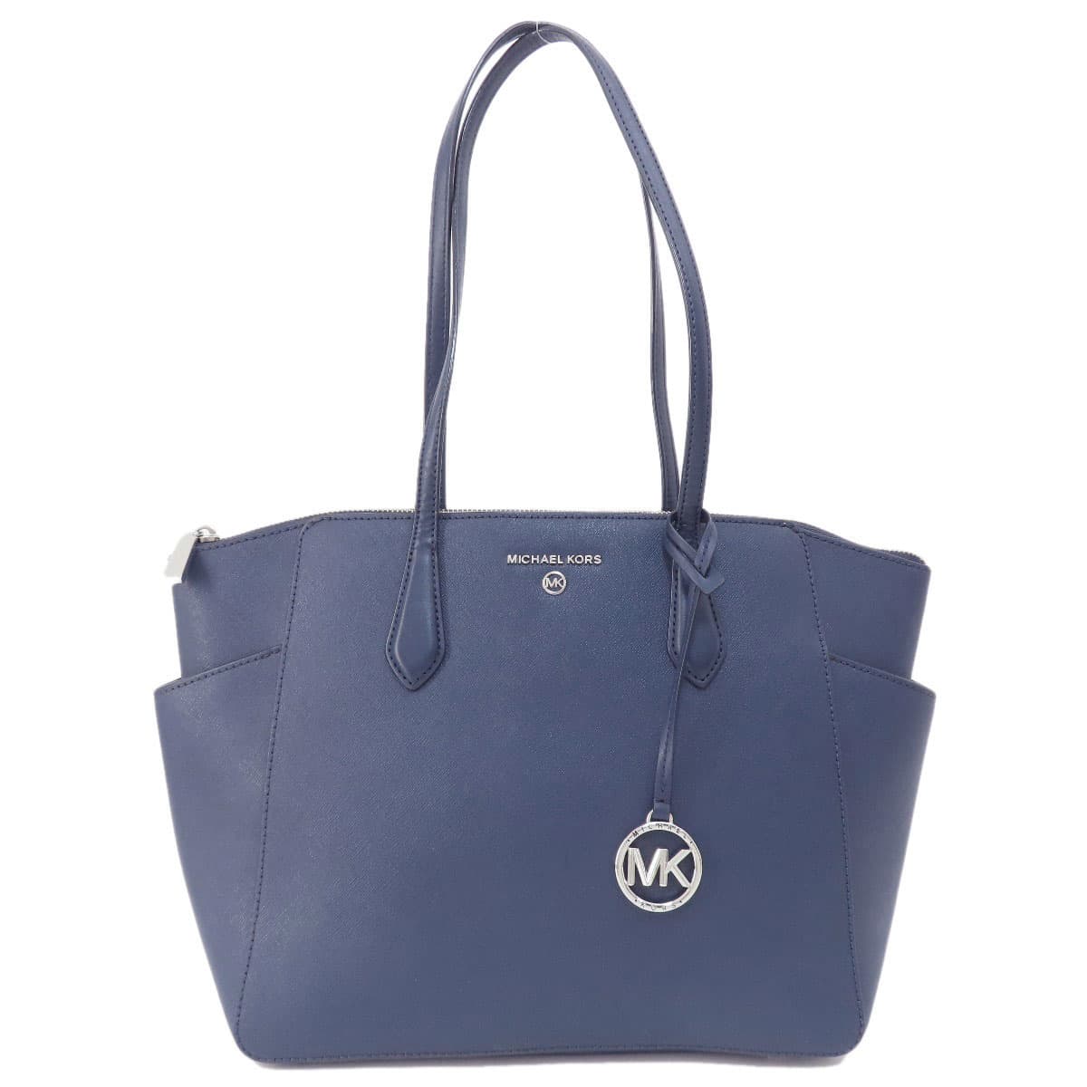 Michael Kors Logo Tote Bag Leather Women's [Used] [Michael Kors]