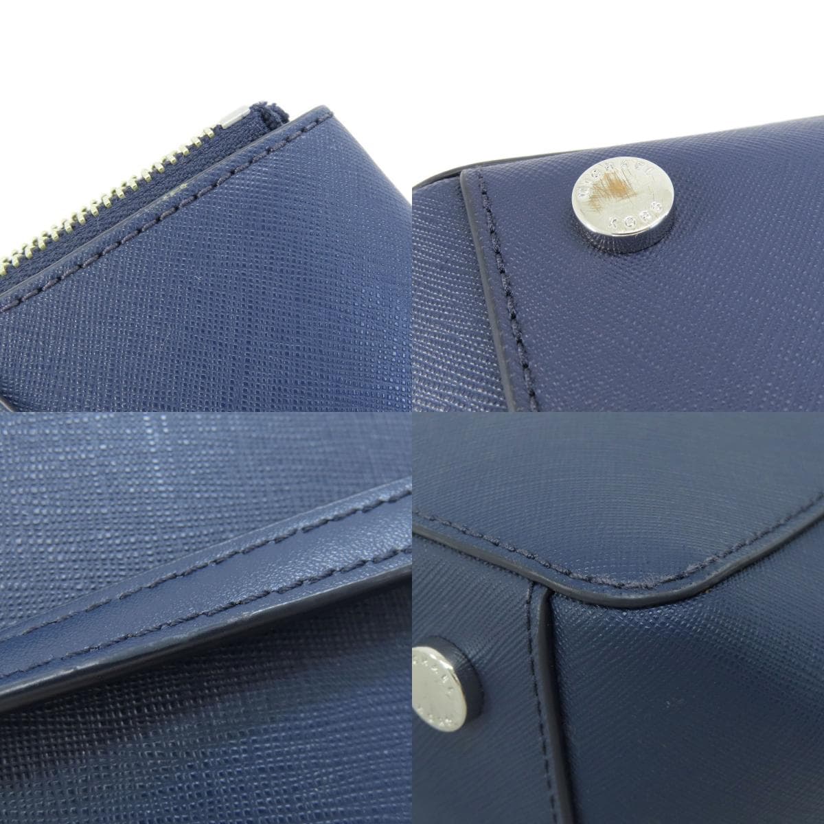 Michael Kors Logo Tote Bag Leather Women's [Used] [Michael Kors] 9