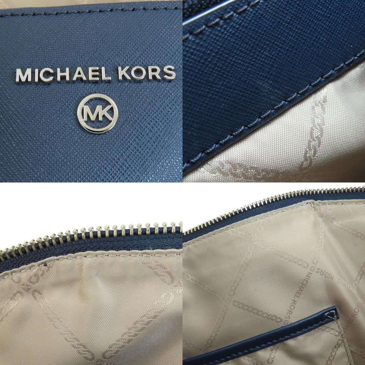 Michael Kors Logo Tote Bag Leather Women's [Used] [Michael Kors] 7