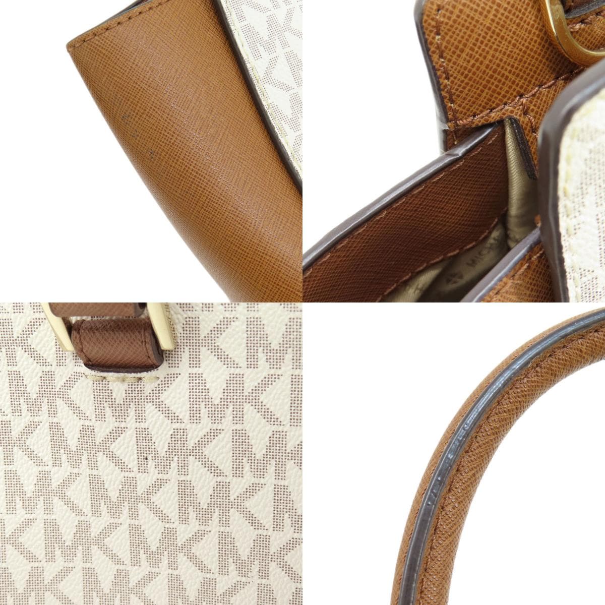 Michael Kors MK Signature 2WAY Handbag Leather/PVC Ladies [Used] [Michael Kors] 8