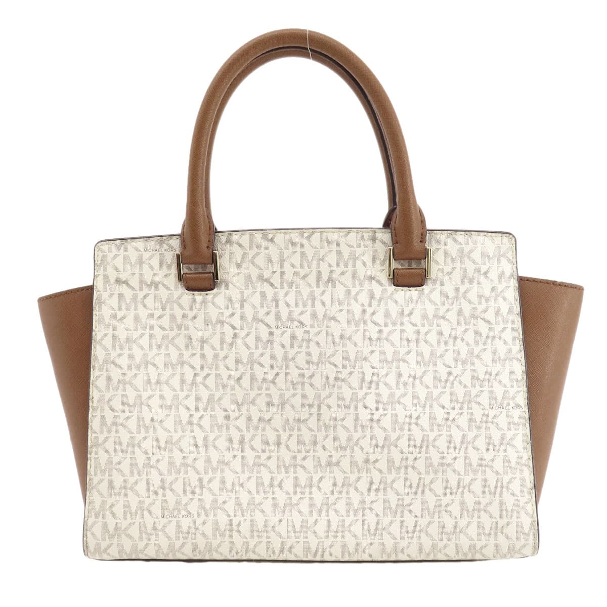 Michael Kors MK Signature 2WAY Handbag Leather/PVC Ladies [Used] [Michael Kors] 2