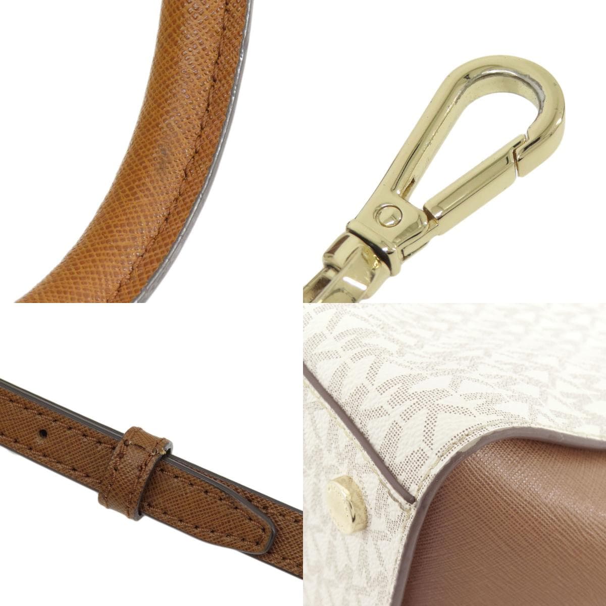 Michael Kors MK Signature 2WAY Handbag Leather/PVC Ladies [Used] [Michael Kors] 9