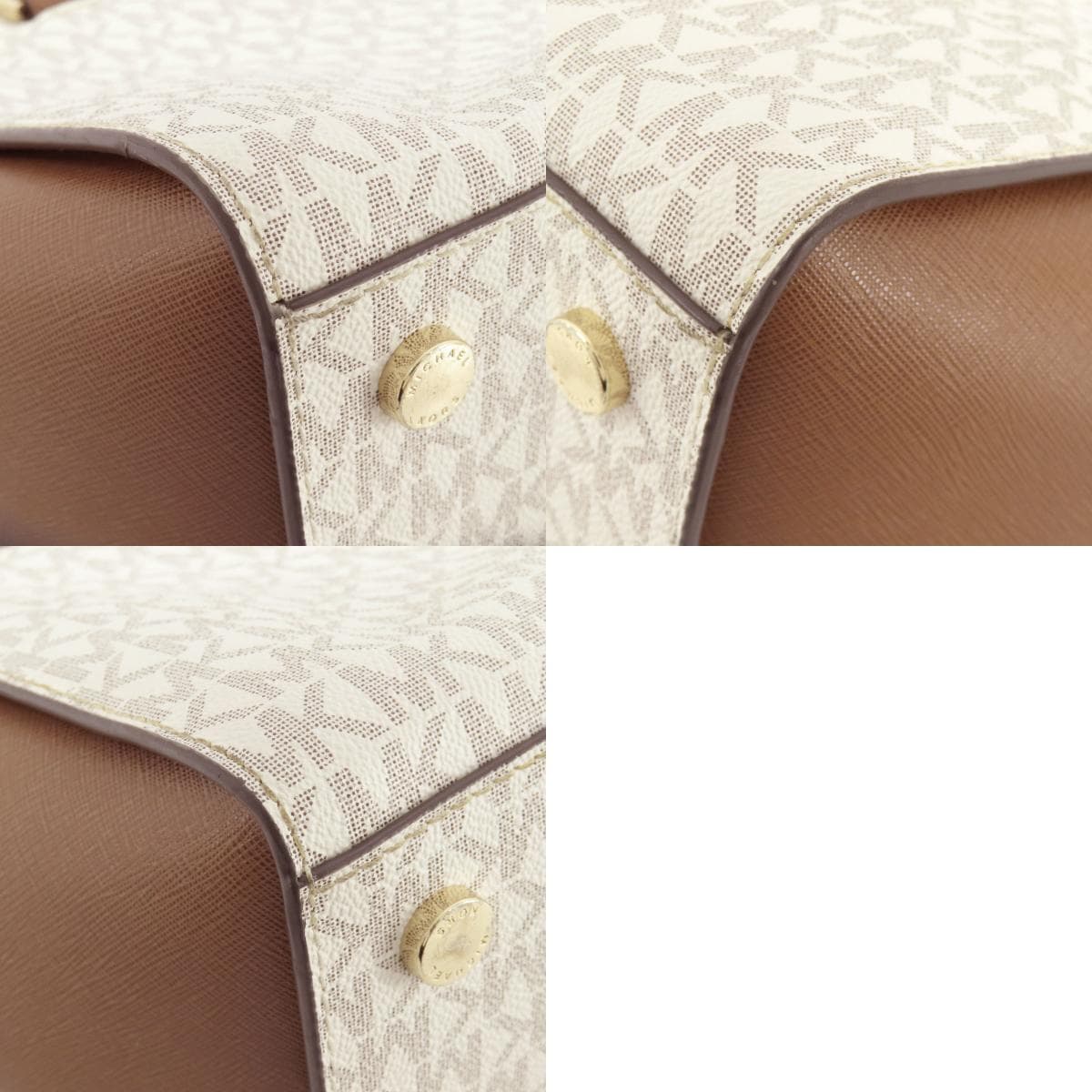 Michael Kors MK Signature 2WAY Handbag Leather/PVC Ladies [Used] [Michael Kors] 10