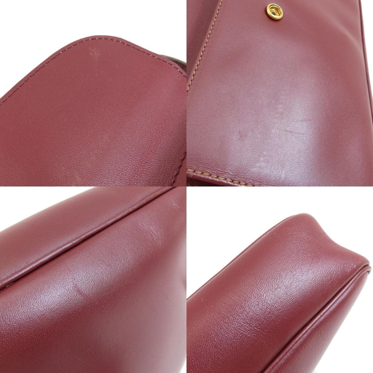 Cartier Must Line Shoulder Bag Leather Ladies [Used] [CARTIER] 7