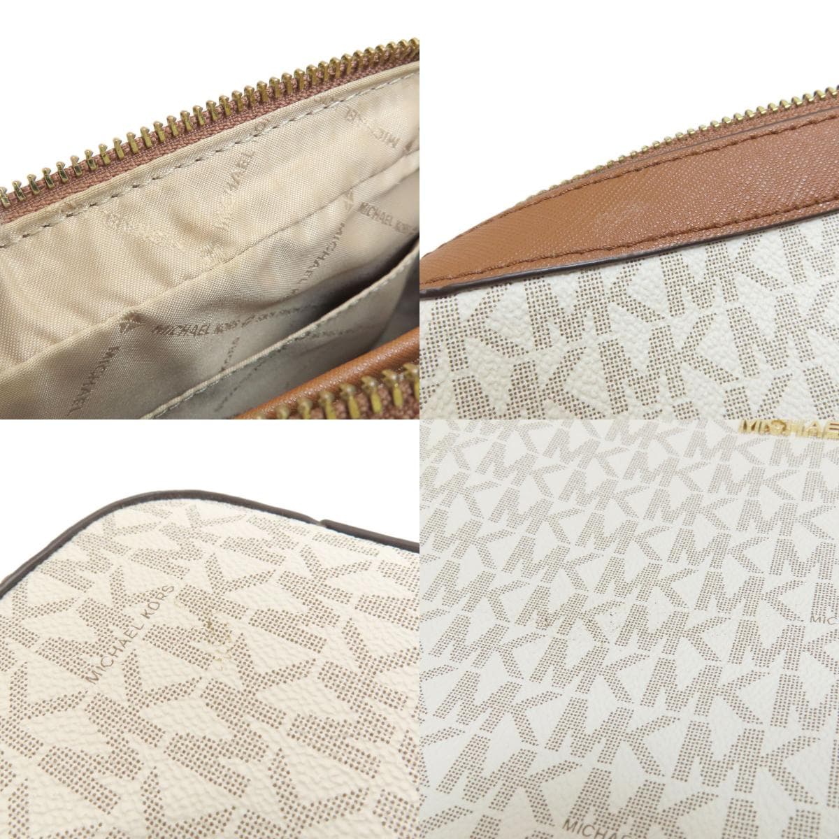 Michael Kors MK Signature Shoulder Bag PVC Women's [Used] [Michael Kors] 7