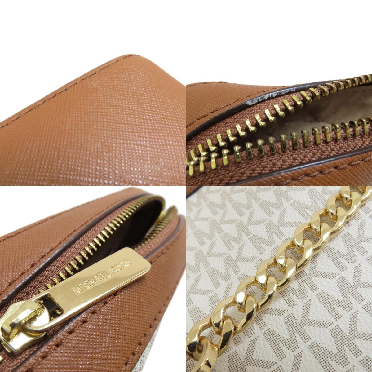 Michael Kors MK Signature Shoulder Bag PVC Women's [Used] [Michael Kors] 8