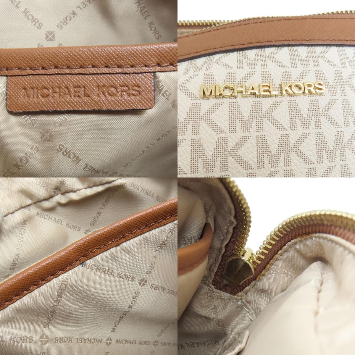 Michael Kors MK Signature Shoulder Bag PVC Women's [Used] [Michael Kors] 6