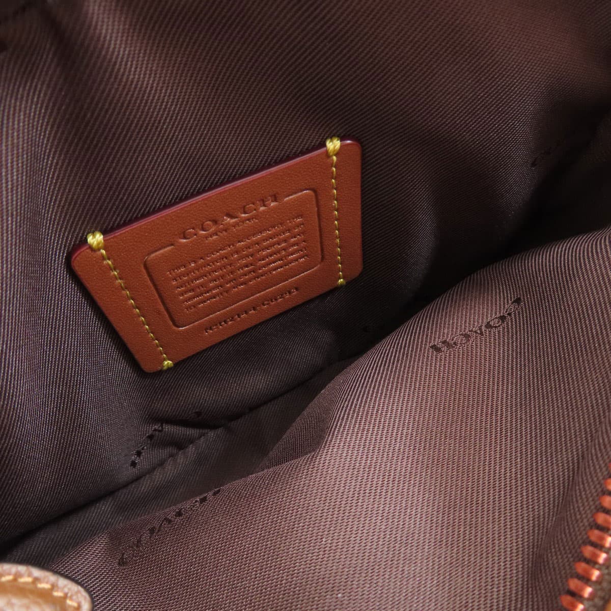 Coach C6293 Logo Shoulder Bag Leather Ladies [Used] [COACH] C6293 5