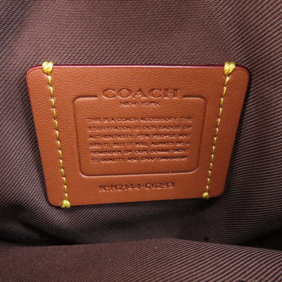 Coach C6293 Logo Shoulder Bag Leather Ladies [Used] [COACH] C6293 7