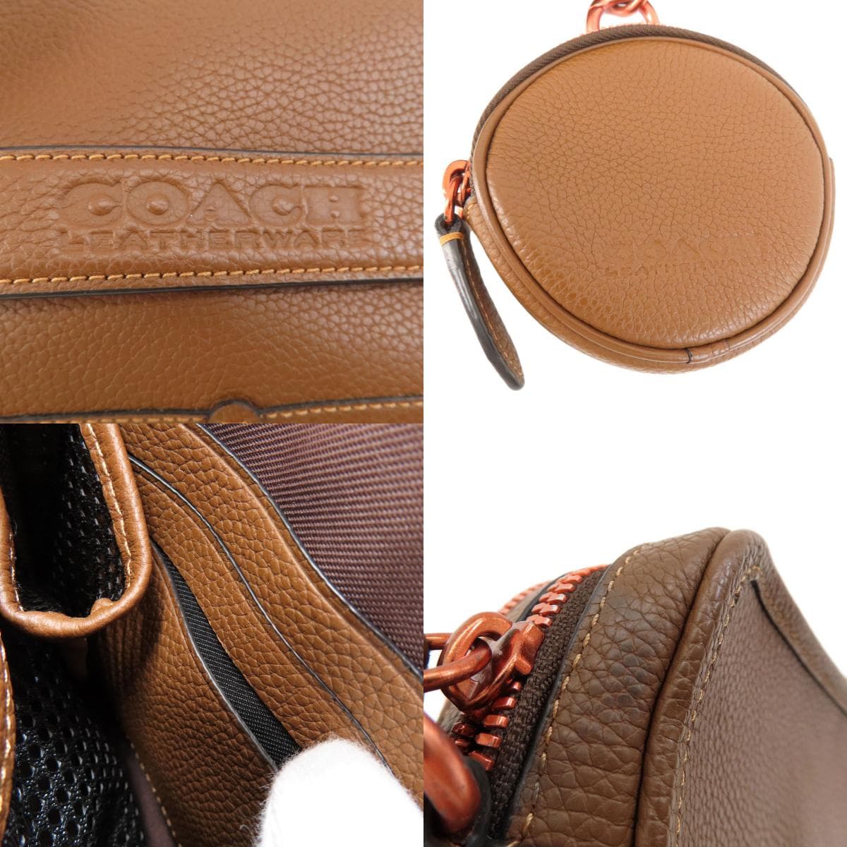 Coach C6293 Logo Shoulder Bag Leather Ladies [Used] [COACH] C6293 8