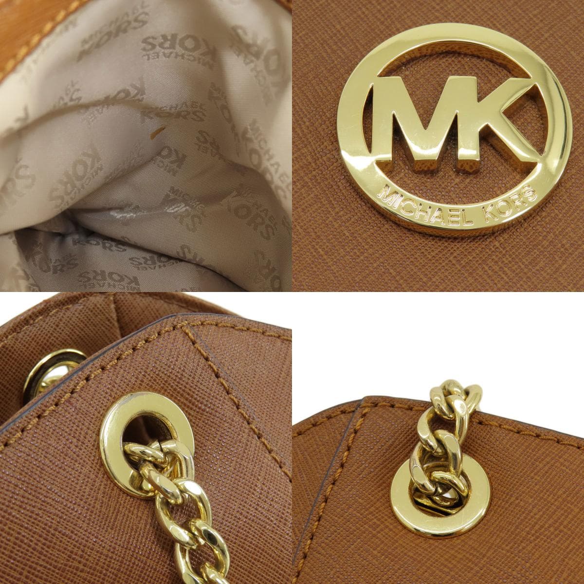 Michael Michael Kors Logo Tote Bag PVC for Women [Used] [MICHAEL MICHAEL KORS] 8