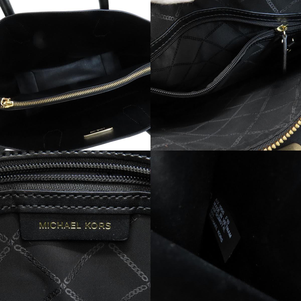 Michael Kors Logo Tote Bag Leather Women's [Used] [Michael Kors] 5