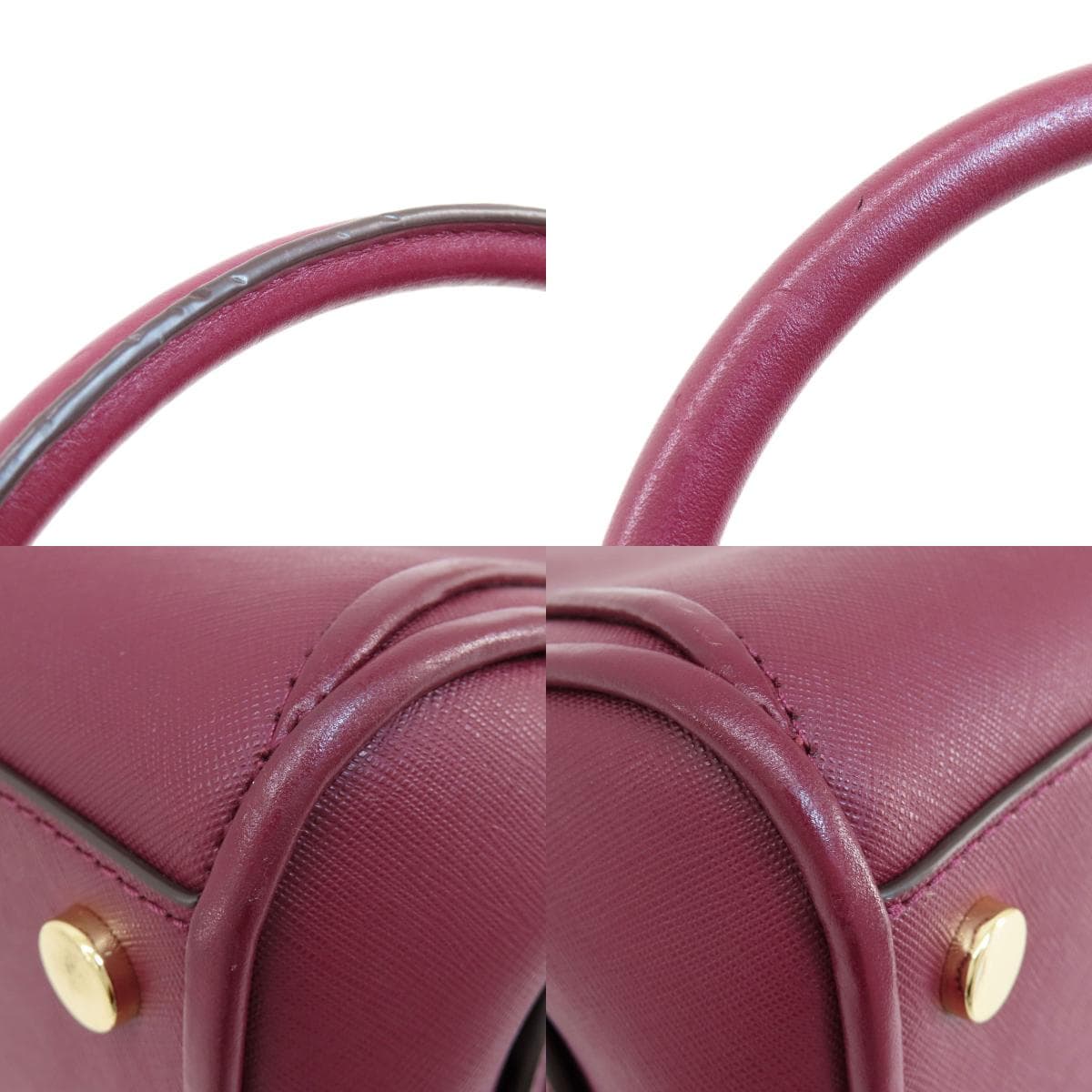 Michael Kors Cleo Handbag PVC Ladies [Used] [Michael Kors] 9