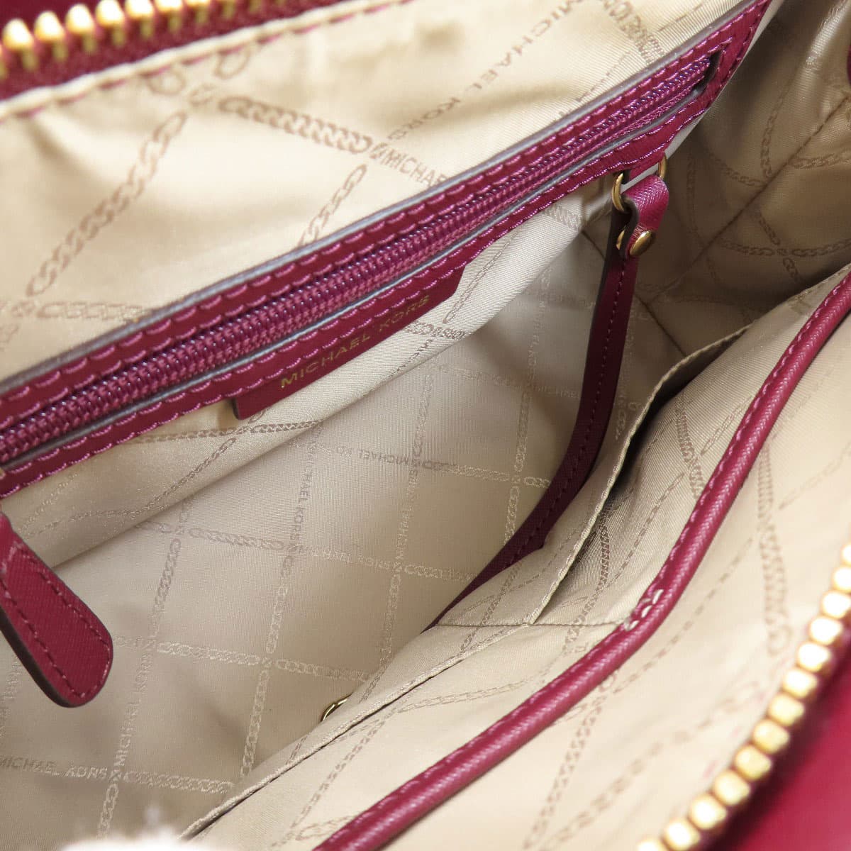 Michael Kors Cleo Handbag PVC Ladies [Used] [Michael Kors] 5