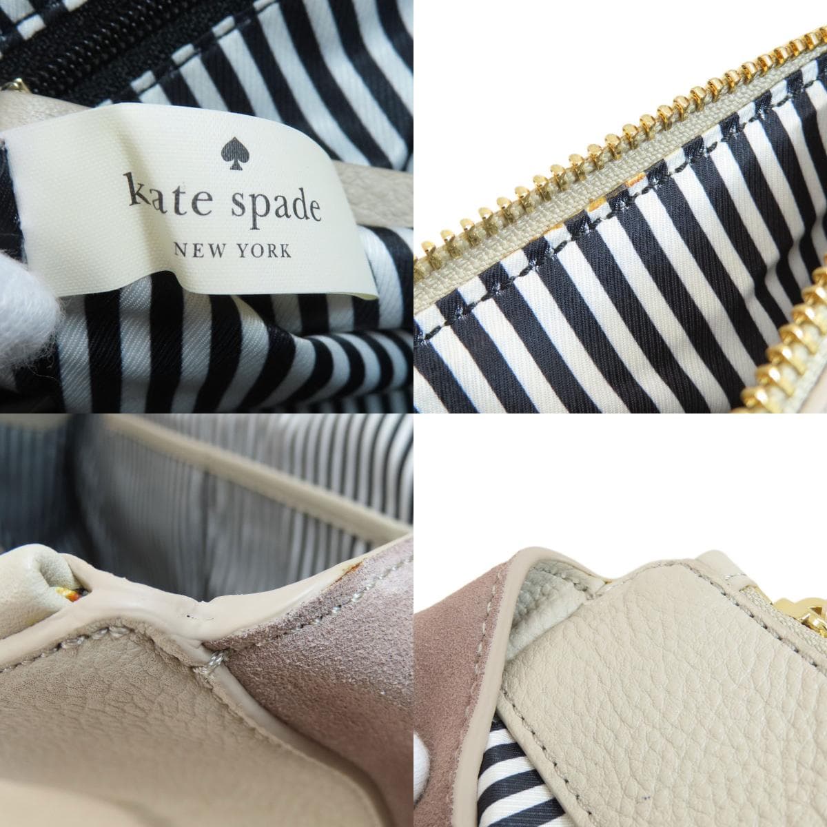 Kate Spade Logo Tote Bag Leather/Suede for Women [Used] [Kate Spade] 7