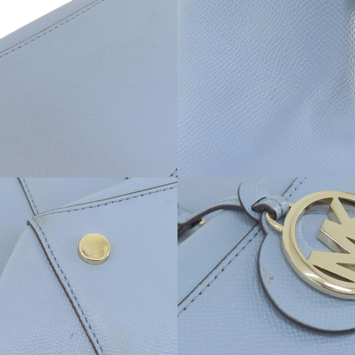 Michael Kors Logo Tote Bag Leather Women's [Used] [Michael Kors] 8