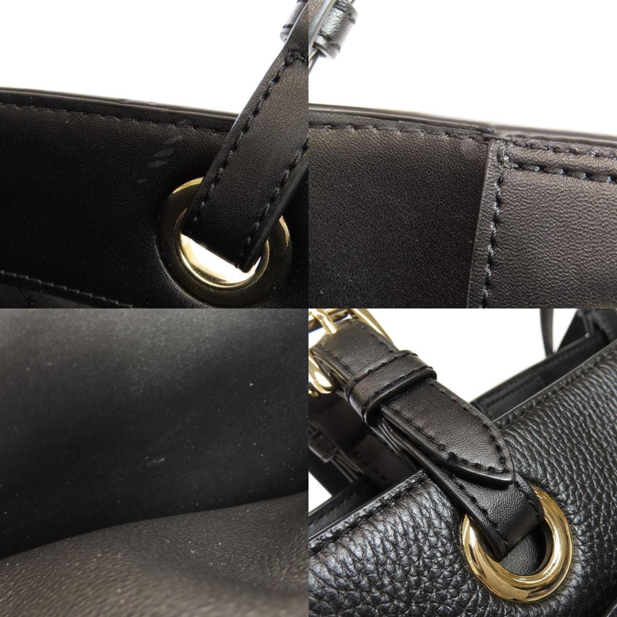 Michael Kors Logo Tote Bag Leather Women's [Used] [Michael Kors] 8