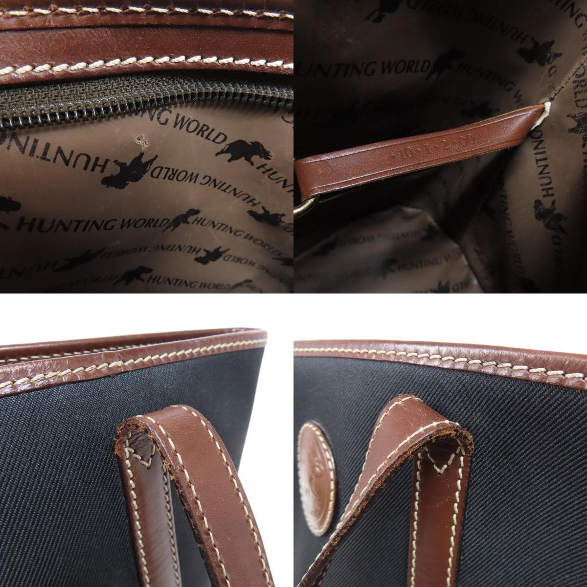Hunting World Logo Tote Bag Canvas Ladies [Used] [HUNTING WORLD] 8