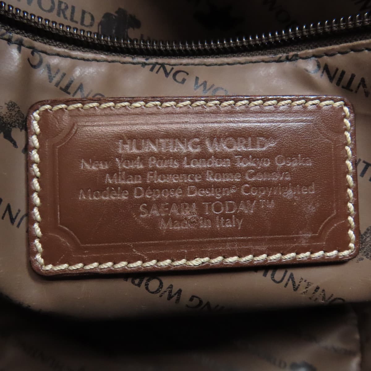 Hunting World Logo Tote Bag Canvas Ladies [Used] [HUNTING WORLD] 6