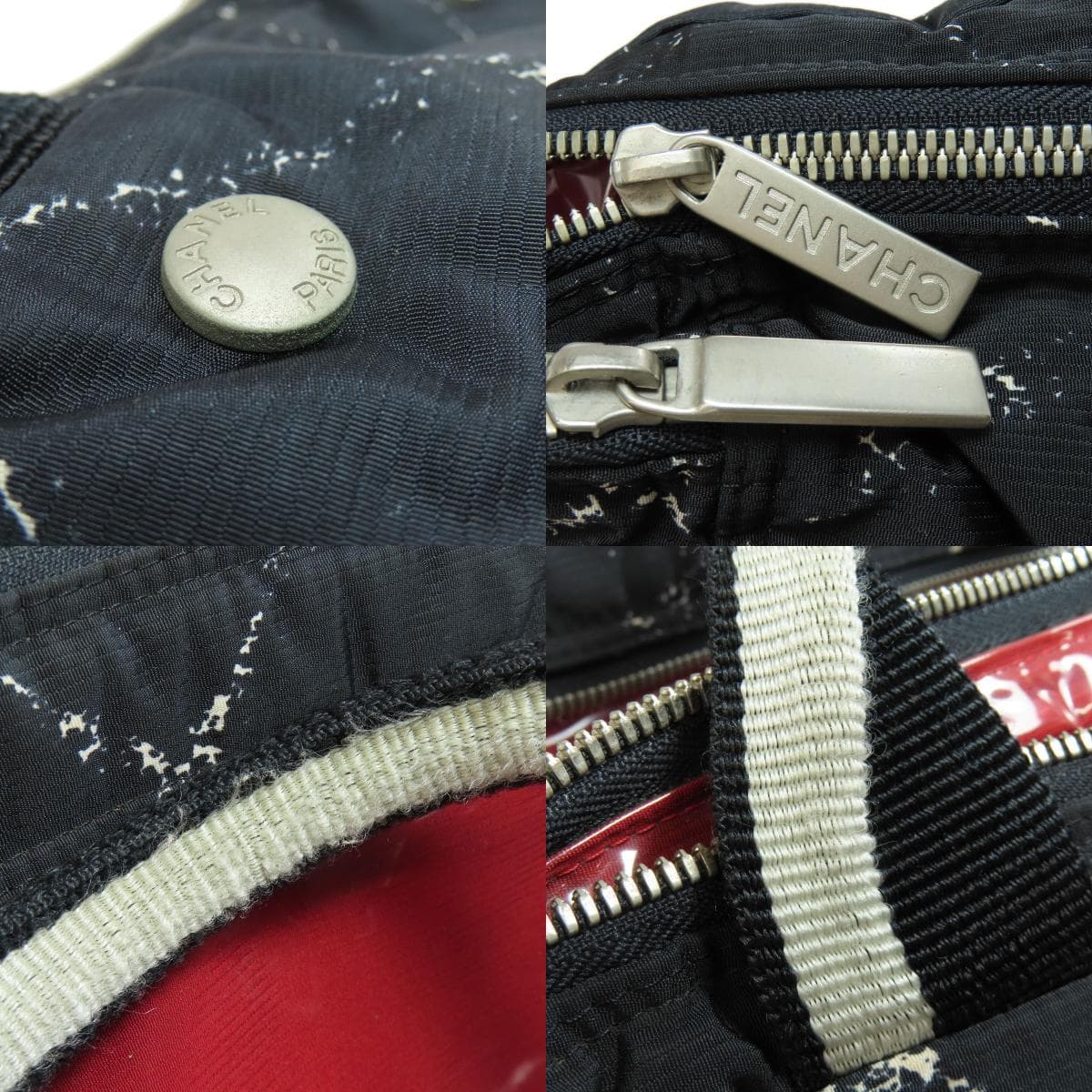 Chanel Travel Line Handbag Nylon Material Ladies [Used] [CHANEL] 9